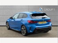 Used BMW M135 Comfort Edition 306 HP (225 kW) 2020 Blue Hatchback