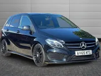 Used Mercedes B180 AMG line 108 HP (79 kW) 2015 Black Hatchback