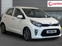 Used Kia Picanto 83 HP (61 kW) 2018 White Hatchback