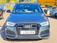 Begagnad Audi Q3 Black Edition 2018 Grön SUV