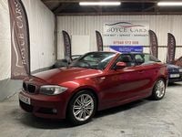 Used BMW 118 Cabriolet M Sport 2012 Red Cabriolet