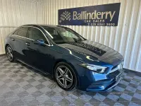 Used Mercedes A180 AMG Line Premium 116 HP (85 kW) 2019 Blue Sedan