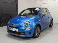 Used Fiat 500 S 69 HP (50 kW) 2017 Blue Hatchback