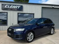 Used Audi Q7 S-Line 231 HP (169 kW) 2019 Blue SUV
