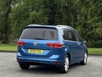 Used VW Touran SEL 150 HP (110 kW) 2019 Blue MPV