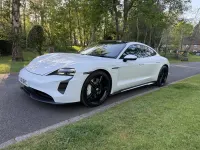 Used Porsche Taycan Performance Package 419 kW (571 HP) 2021 White Sedan