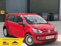 Used VW up! high up! 73 HP (53 kW) 2014 Red Hatchback
