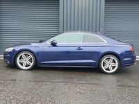 Used Audi A5 S-Line 150 HP (110 kW) 2019 Blue Coupe