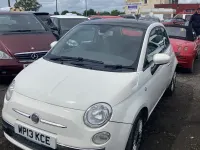Used Fiat 500 Lounge 69 HP (50 kW) 2013 White Hatchback