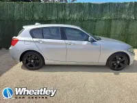 Używany BMW 118 Sport Line 134 KM (98 kW) 2018 Srebrny Hatchback
