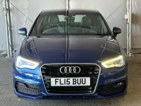 Used Audi A3 Sportback S-Line 2015 Blue Hatchback