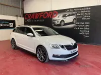 Used Skoda Octavia SE Technology 115 HP (84 kW) 2018 White Estate