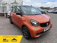 Used Smart ForFour Prime 71 HP (52 kW) 2017 Orange Hatchback
