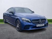 Used Mercedes C300e AMG line 2023 Blue Coupe