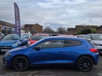 Begagnad VW Scirocco Black Edition 150 HK (110 kW) 2017 Blå Sportkupé