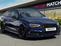 Used Audi S3 Sportback Black Edition 2018 Blue Hatchback