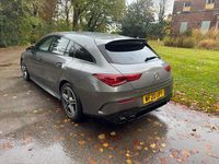 Begagnad Mercedes CLA200 AMG line 2020 Grå Kombi
