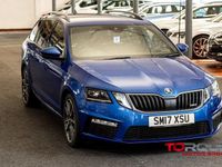Used Skoda Octavia vRS 184 HP (135 kW) 2017 Blue Estate