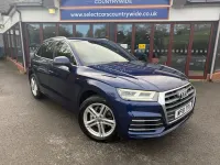 Second-hand Audi Q5 S-Line 286 CP (210 kW) 2018 Albastru SUV