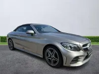 Used Mercedes C200 AMG line 2021 Silver Cabriolet