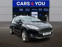 Used Ford Fiesta Zetec 82 HP (60 kW) 2017 Black Hatchback