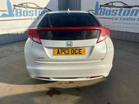 Used Honda Civic 2013 White Hatchback