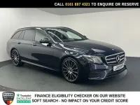 Usado Mercedes E220 AMG line 2019 Azul Carrinha