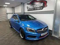 Used Mercedes A250 AMG 2014 Blue Hatchback