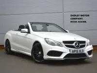 Used Mercedes E400 AMG line 333 HP (244 kW) 2015 Diamond white Cabriolet