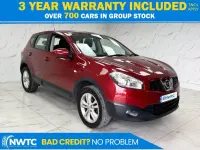 Used Nissan Qashqai Acenta 110 HP (80 kW) 2014 Red SUV