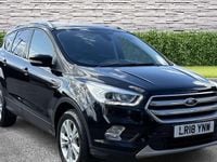 Begagnad Ford Kuga Titanium 120 HK (88 kW) 2018 Svart SUV