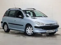 Used Peugeot 206 S 90 HP (66 kW) 2004 Silver Estate