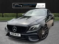 Used Mercedes E220 AMG line 194 HP (142 kW) 2019 Black Coupe