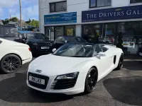 Begagnad Audi R8 Spyder Prestige 430 HK (316 kW) 2012 Vit Cab