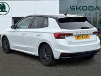 Used Skoda Fabia Design Edition 85 HP (62 kW) 2025 Moon white metallic black magic pearl effect Hatchback