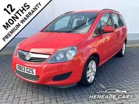 Used Vauxhall Zafira 2013 Red MPV