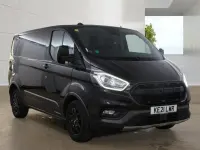 Used Ford Transit Custom 130 HP (95 kW) 2021 Black Van