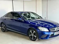 Used Mercedes C220 2019 Blue Sedan