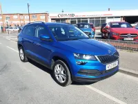 Used Skoda Karoq SE Technology 150 HP (110 kW) 2021 Blue SUV