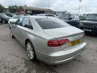 Used Audi A8 Sport 258 HP (189 kW) 2014 Silver Sedan