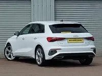 Used Audi A3 S-Line 150 HP (110 kW) 2024 White Hatchback