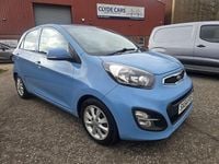 Used Kia Picanto 84 HP (61 kW) 2014 Blue Hatchback