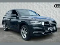 Usado Audi Q5 S-Line 190 HP (139 kW) 2019 Cinzento SUV