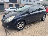 Used Vauxhall Corsa 89 HP (65 kW) 2008 Black Hatchback