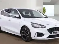 Begagnad Ford Focus ST-Line X 125 HK (91 kW) 2018 Vit Halvkombi