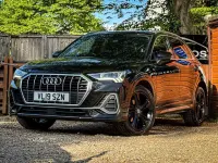 Begagnad Audi Q3 S-Line 150 HK (110 kW) 2019 Svart SUV