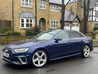 Second-hand Audi A4 S-Line 150 CP (110 kW) 2022 Albastru Berlinǎ