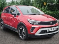 Used Vauxhall Crossland Elite 110 HP (80 kW) 2021 Red SUV