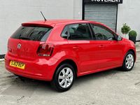 Begagnad VW Polo Edition 2013 Röd Halvkombi
