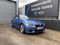 Used BMW 420 M Sport 184 HP (135 kW) 2014 Blue Cabriolet
